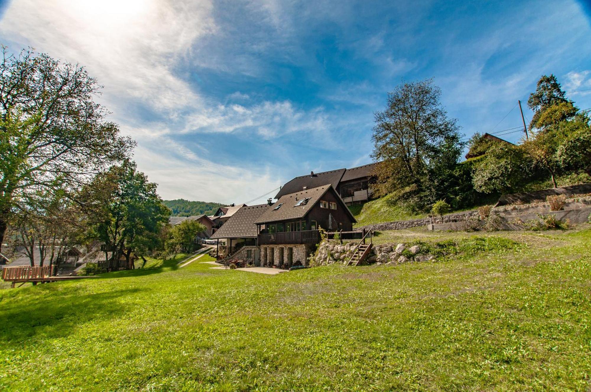 Ferienwohnung Bohinj Barn Exterior foto